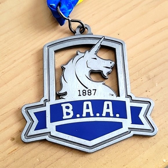 B.A.A. Road Race Unicorn Medal - Picture 2 of 3
